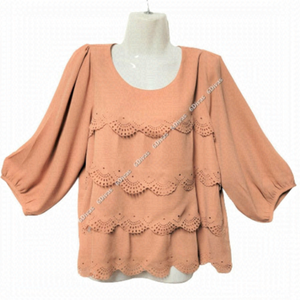 TAN Brown Caramel Blouse Top,various Sizes M, L- NEW